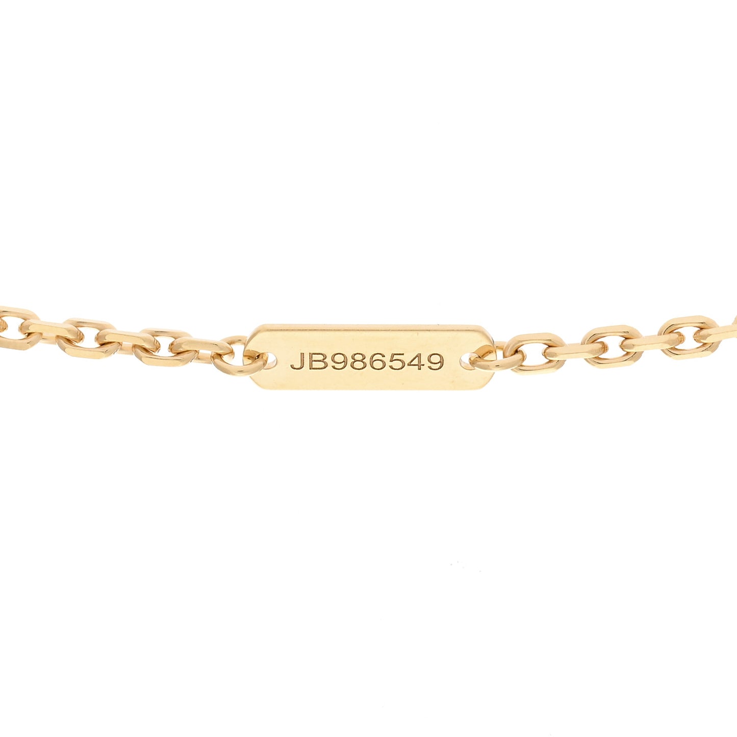 18K Yellow Gold Blue Agate Magic Alhambra Long Necklace