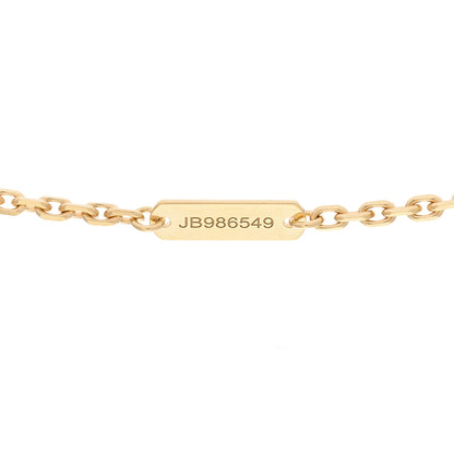 Van Cleef & Arpels 18K Yellow Gold Blue Agate Magic Alhambra Long Necklace 5 of 7