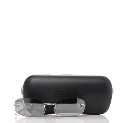 Chanel Metal Frameless Sunglasses 4002 Grey 8 of 8