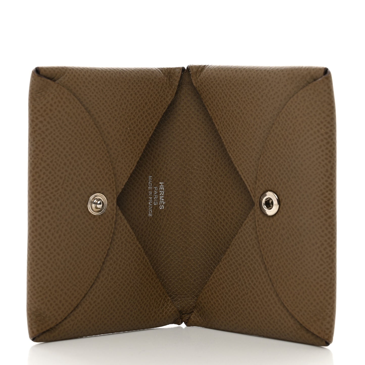 Epsom Calvi Card Case Etoupe