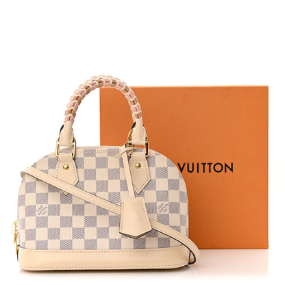 Louis Vuitton Damier Azur Braided Alma BB 19 of 19