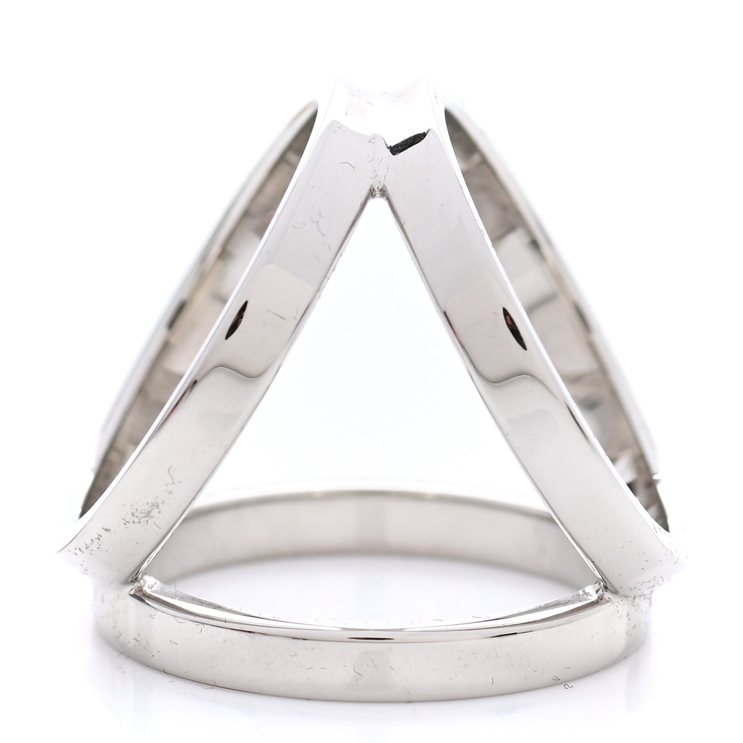 Palladium Trio Scarf Ring