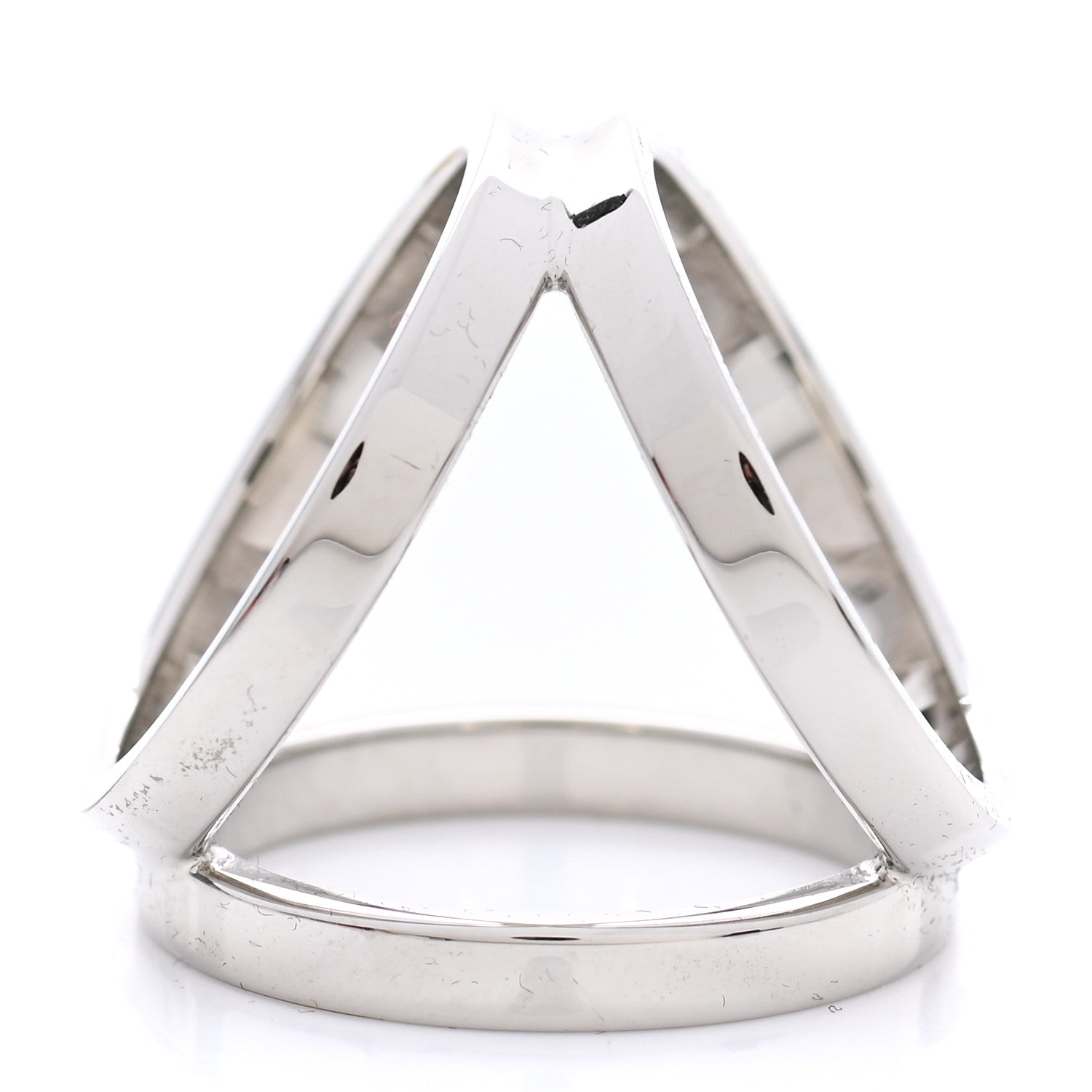 Hermes Palladium Trio Scarf Ring 4 of 5