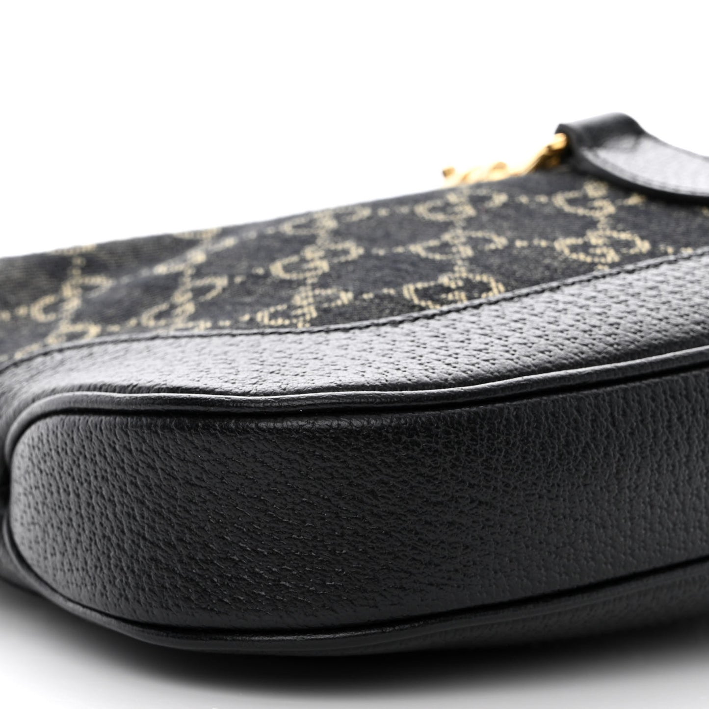 Jacquard Denim GG Monogram Small Jackie 1961 Hobo Black Ivory
