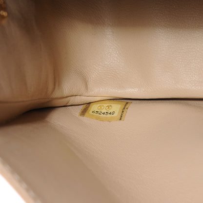 Chanel Lambskin and Patent Chocolate Bar Flap Beige 7 of 7