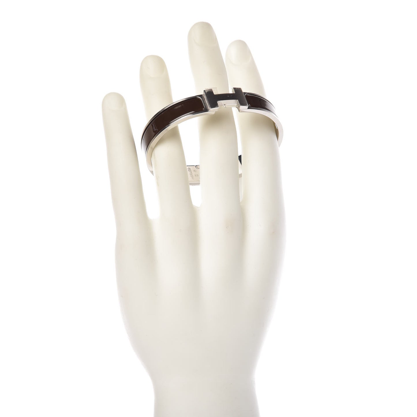 Enamel Narrow Clic Clac HH Bracelet GM Cachou