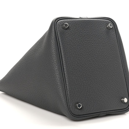 Hermes Taurillon Clemence Picotin Lock 18 PM Ardoise 9 of 11