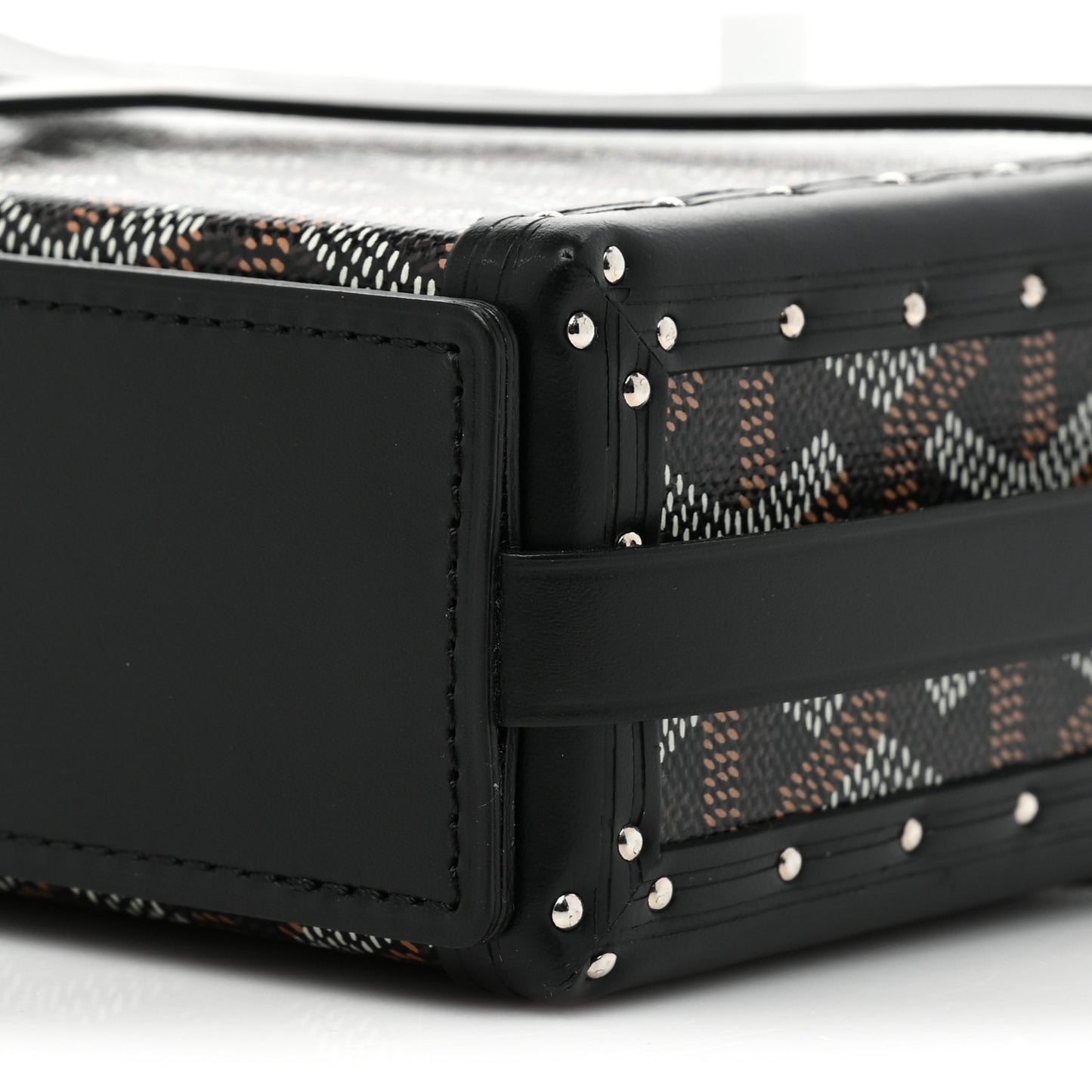 Goyardine Minaudiere Trunk Bag Black