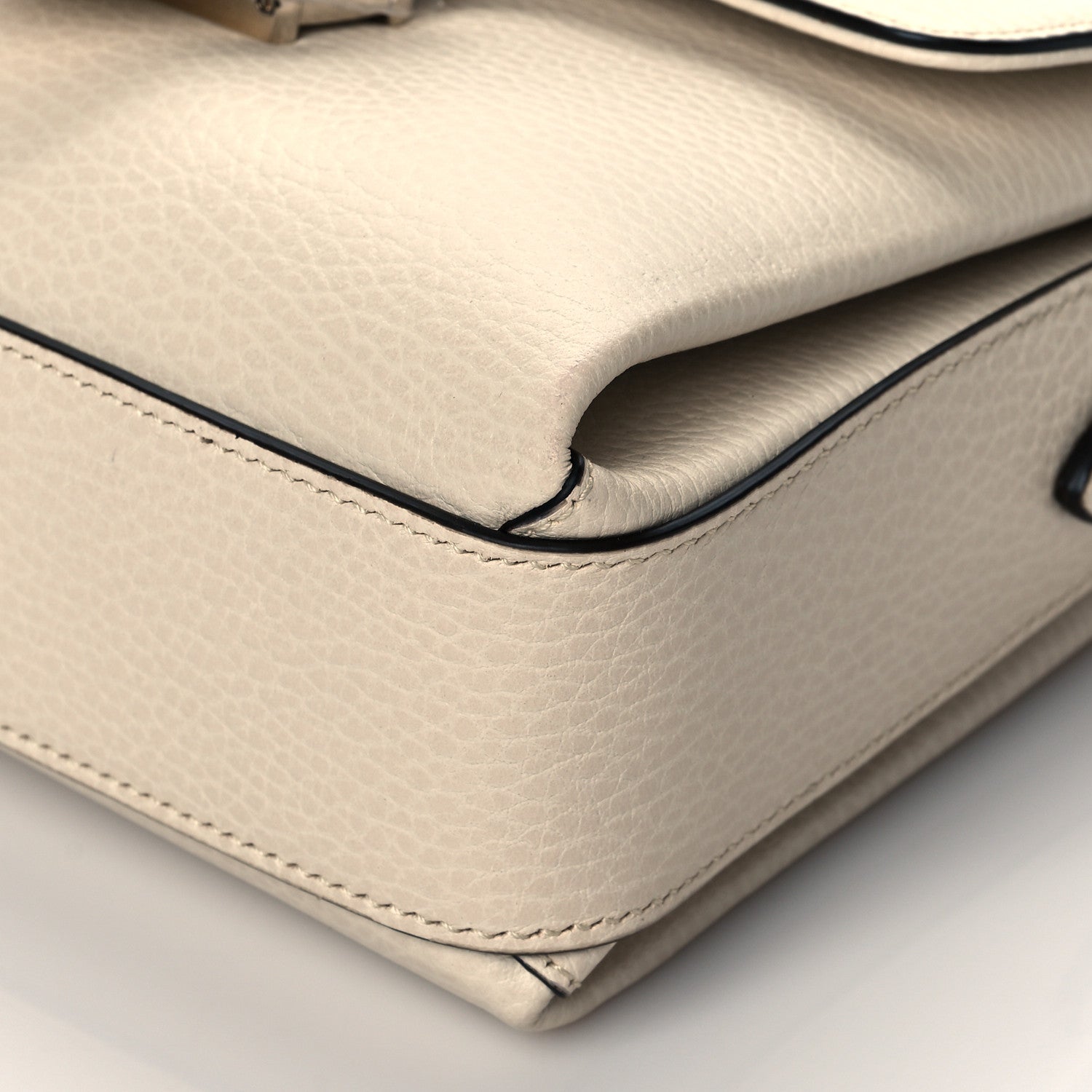 Gucci Dollar Calfskin Interlocking G Crossbody Bag Mystic White 11 of 11