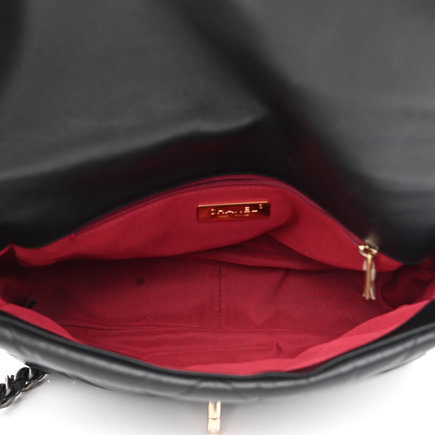 Chanel Lambskin Quilted Large Chanel 19 Flap Black 5 of 11