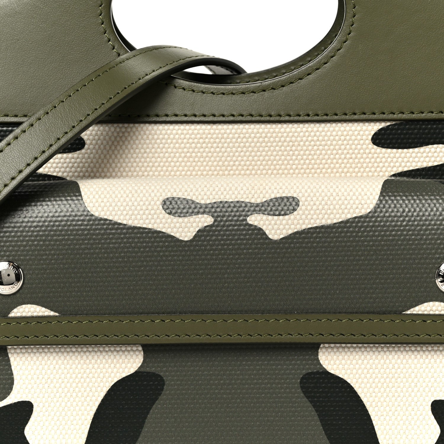 Burberry Calfskin Camouflage Mini Pocket Bag Green 10 of 13