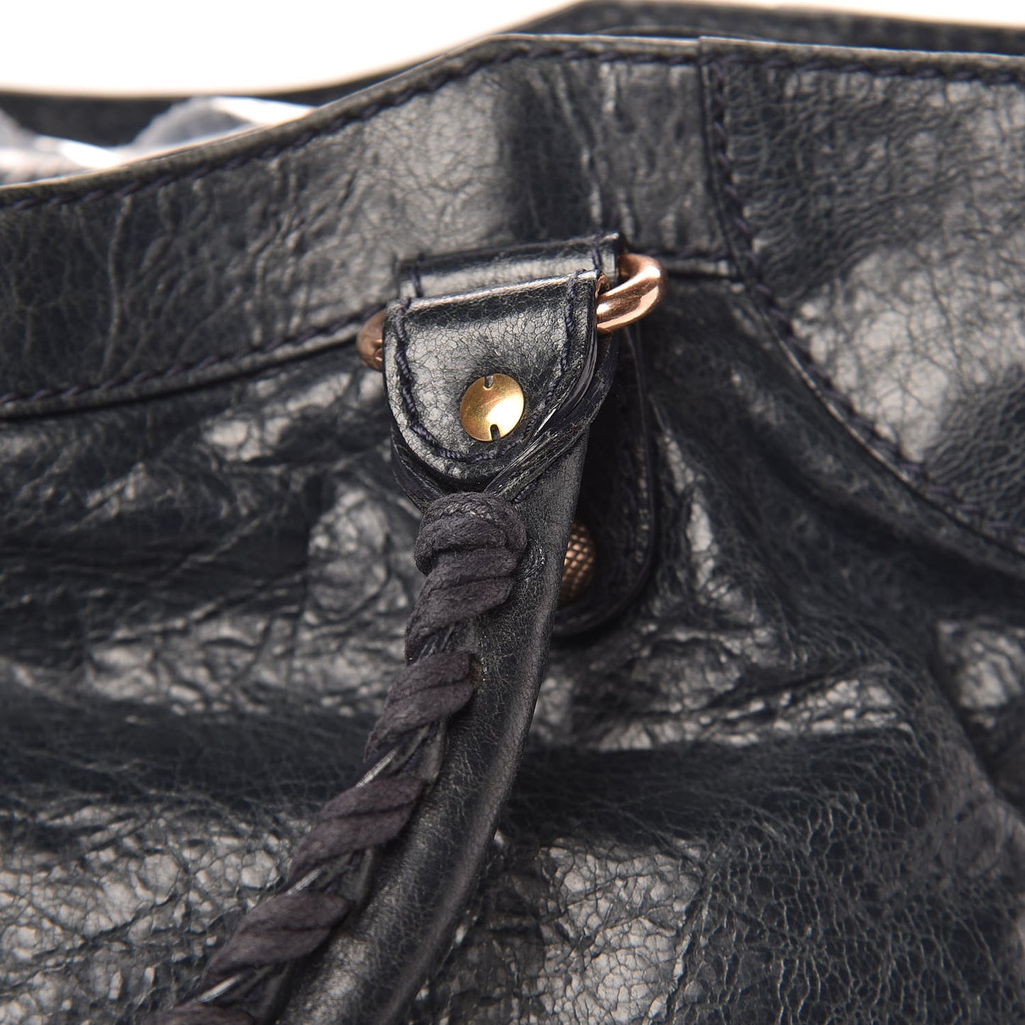 Agneau Giant 12 Rose Gold Hardware Velo Dark Night