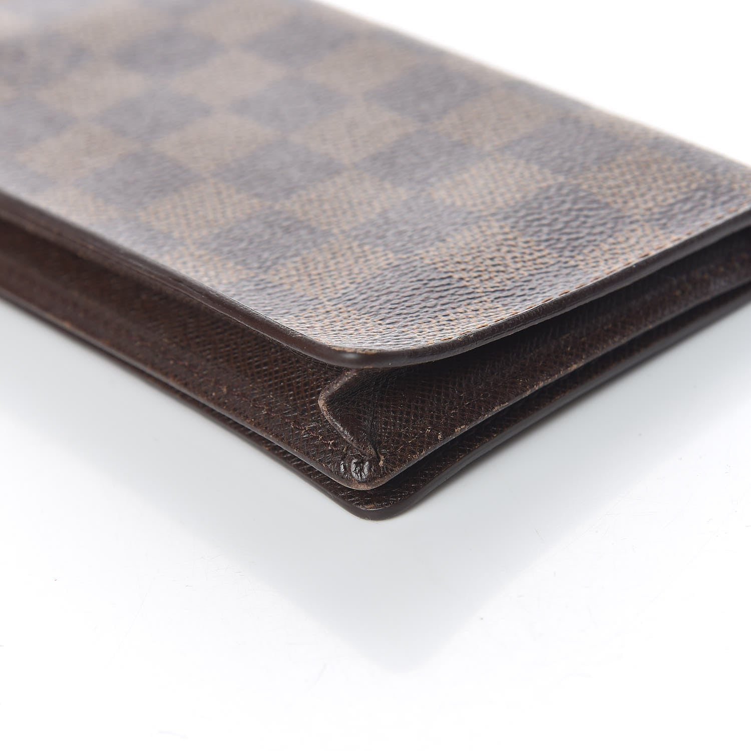 Louis Vuitton Damier Ebene Porte-Cartes Credit Yen Checkbook Wallet 8 of 9