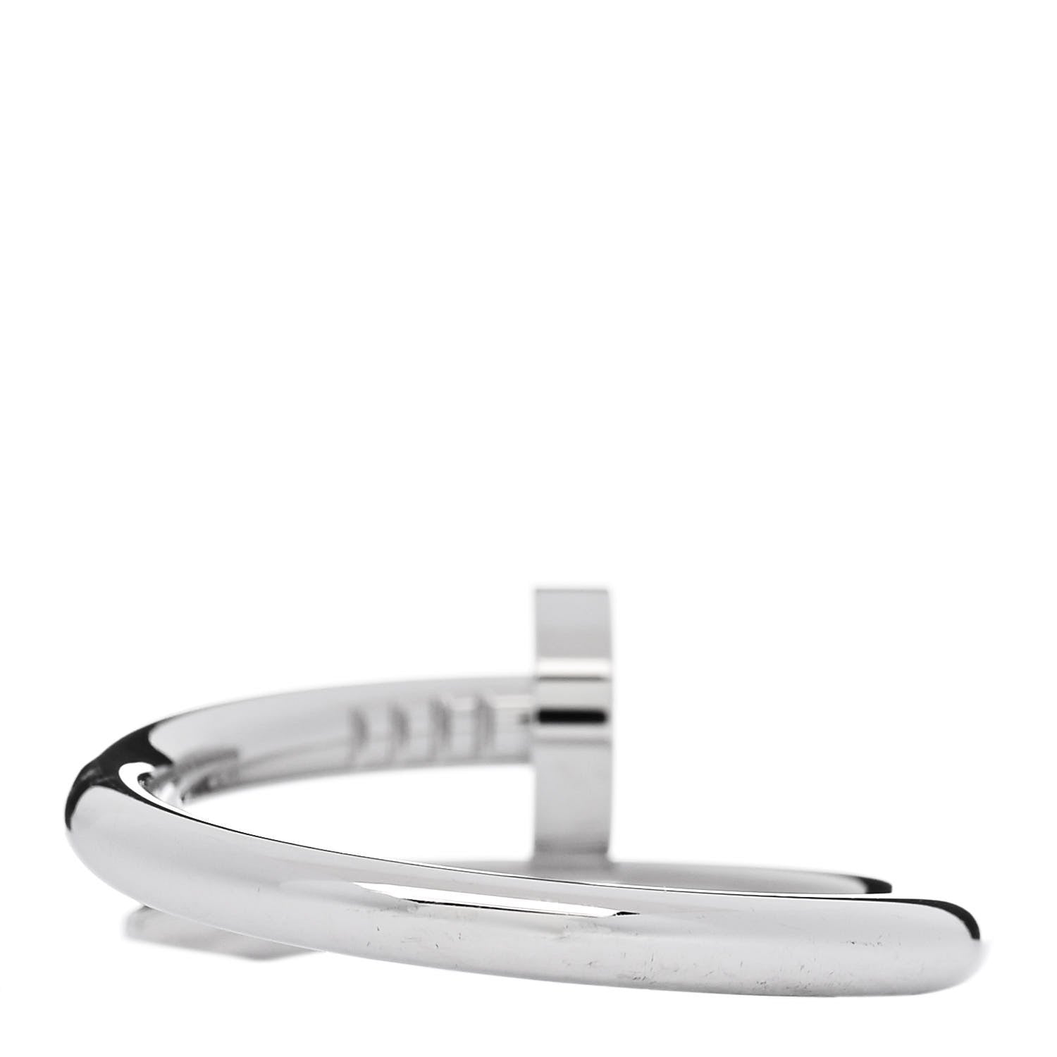 Cartier 18K White Gold Juste Un Clou Ring 60 9 3 of 6