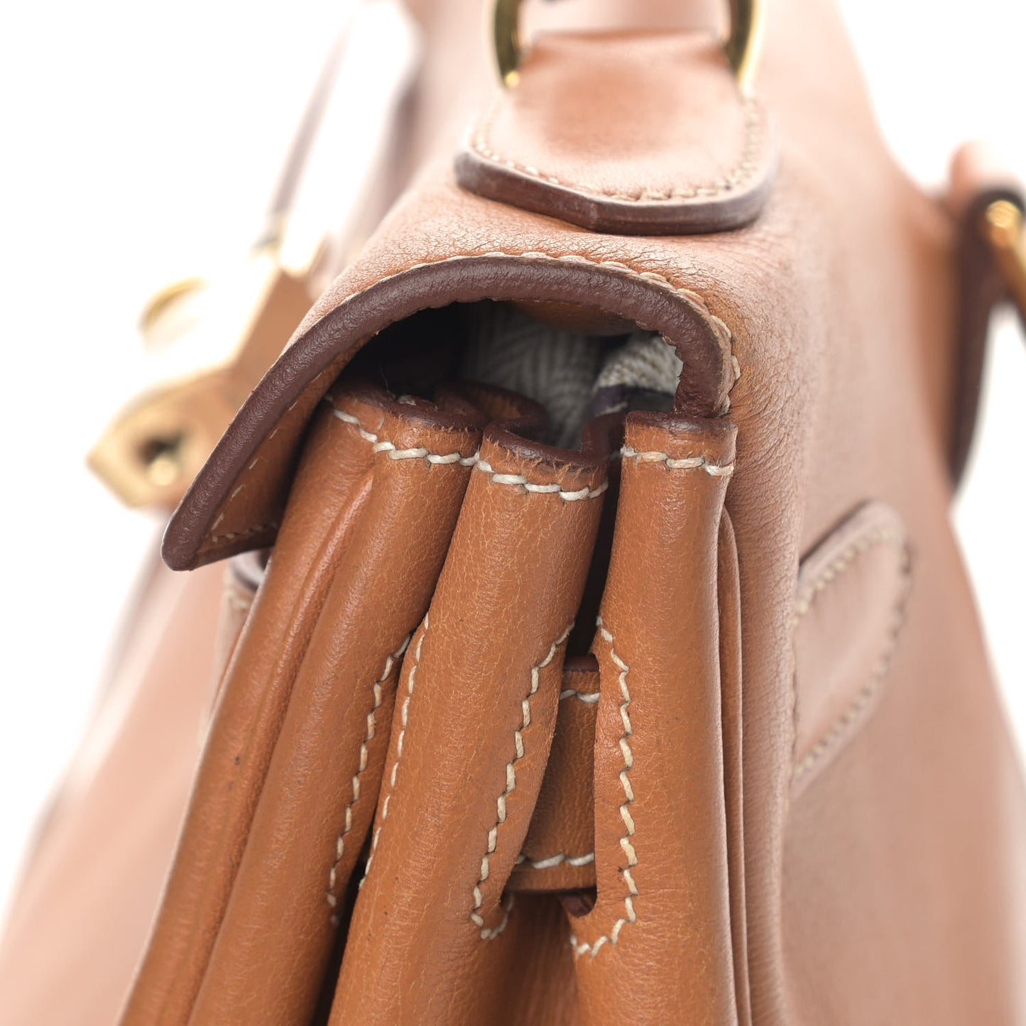 Togo Kelly Ado Backpack Gold