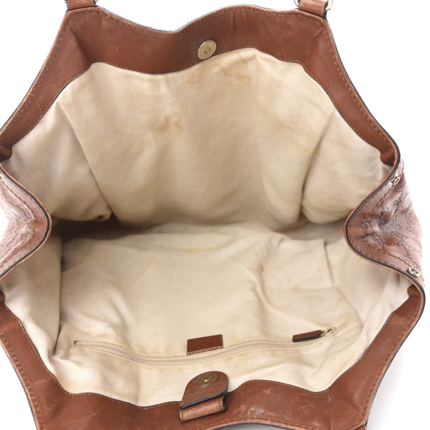 Guccissima Large Sukey Tote Brown