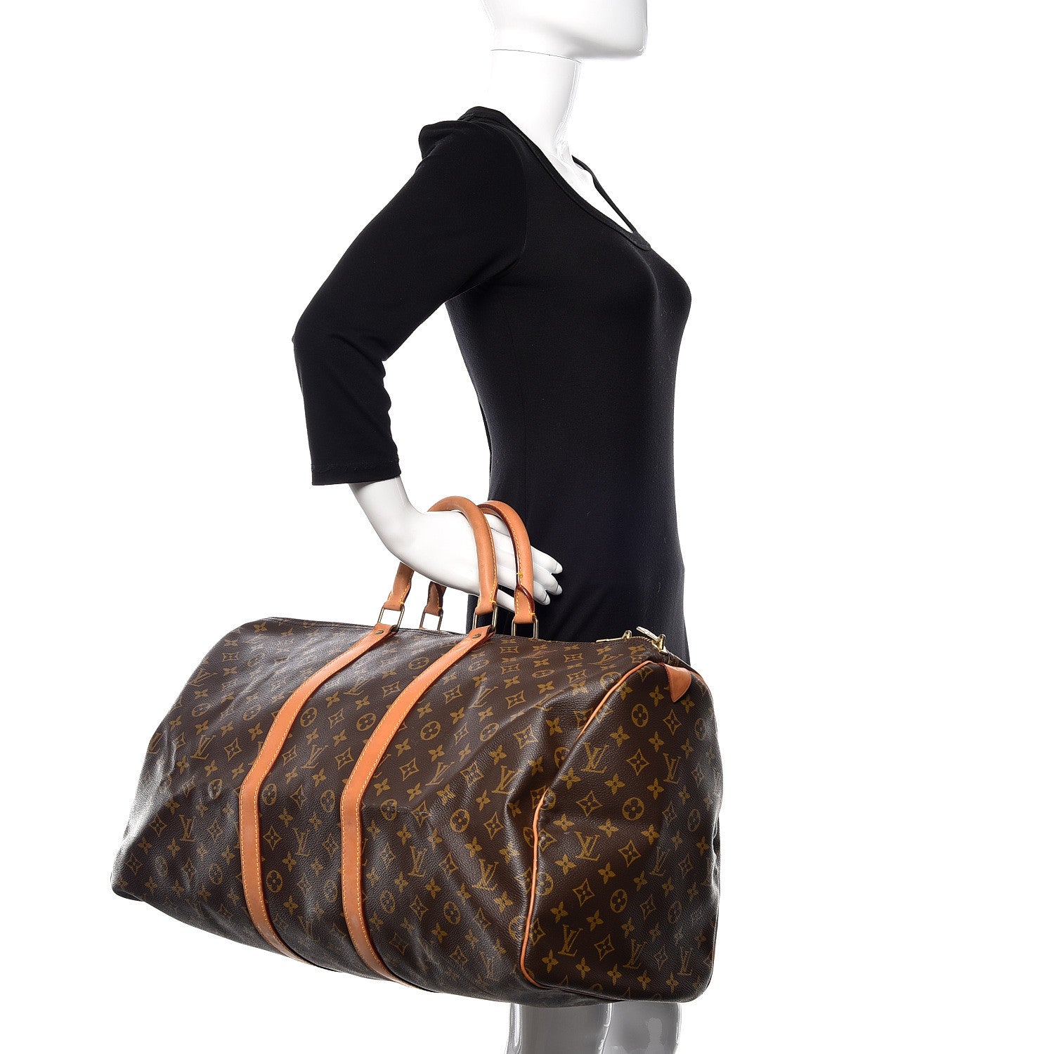 Louis Vuitton Monogram Keepall 55 2 of 13