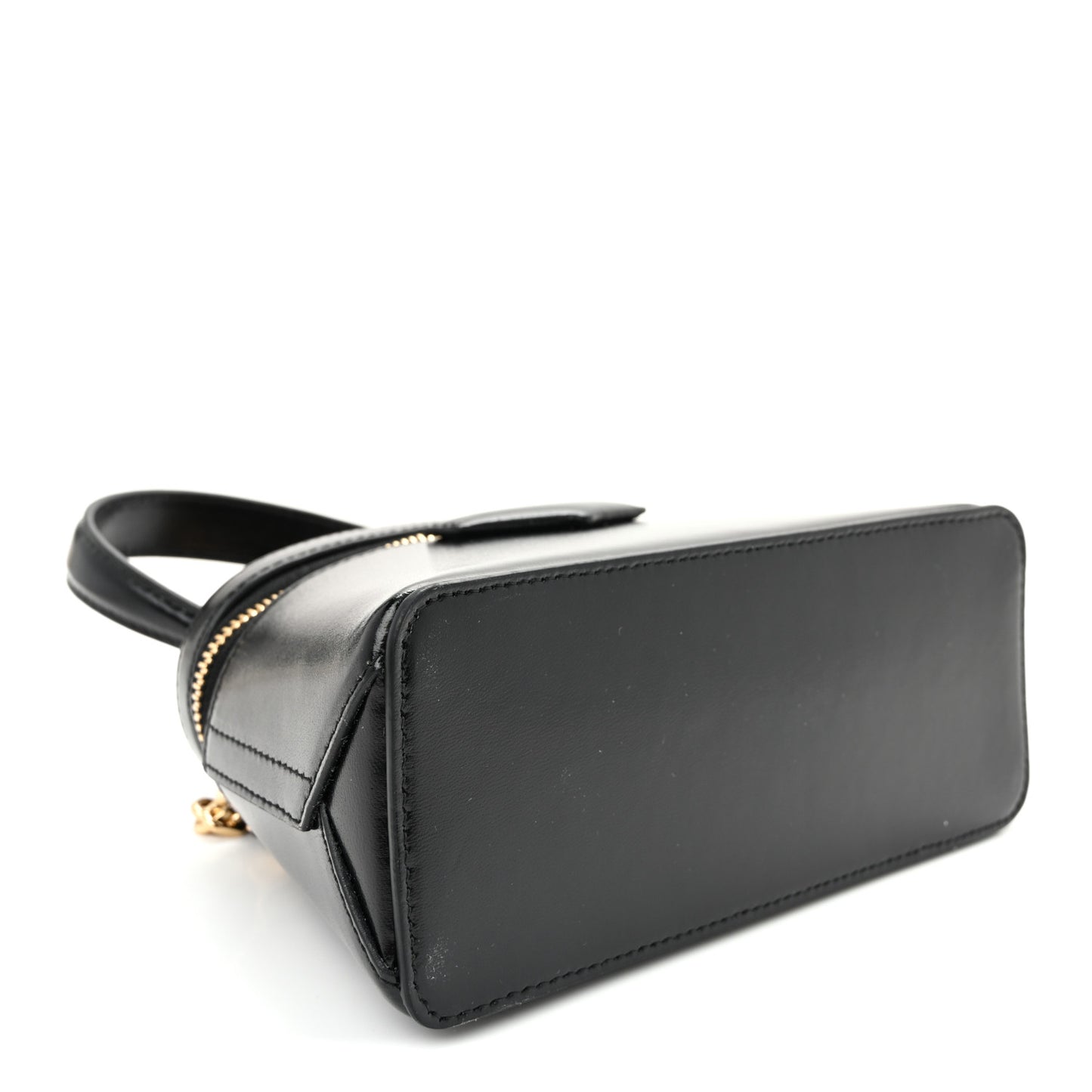 Box Calfskin Antigona Mini Vanity Bag With Chain Black