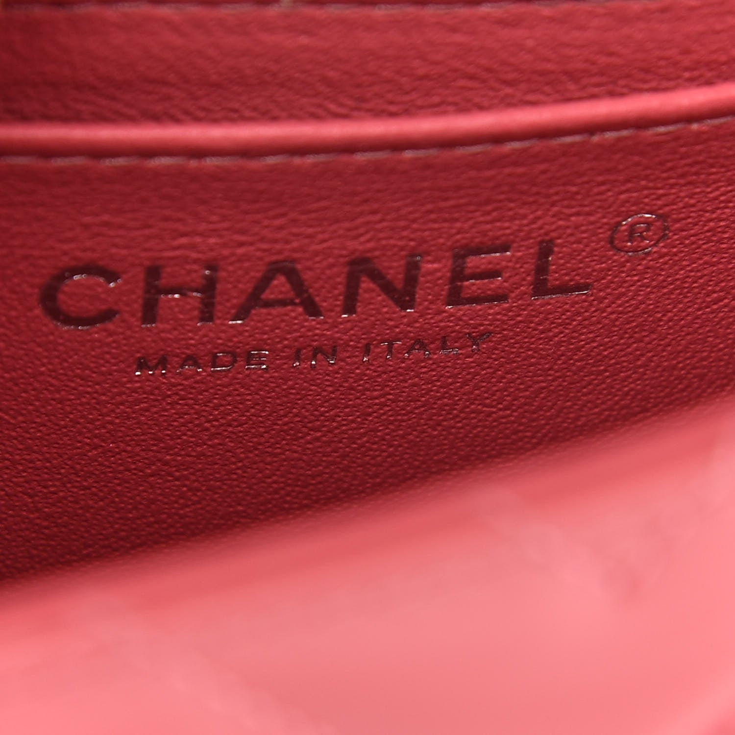 Chanel Patent Calfskin Chevron Quilted Mini Rectangular Flap Pink 6 of 9