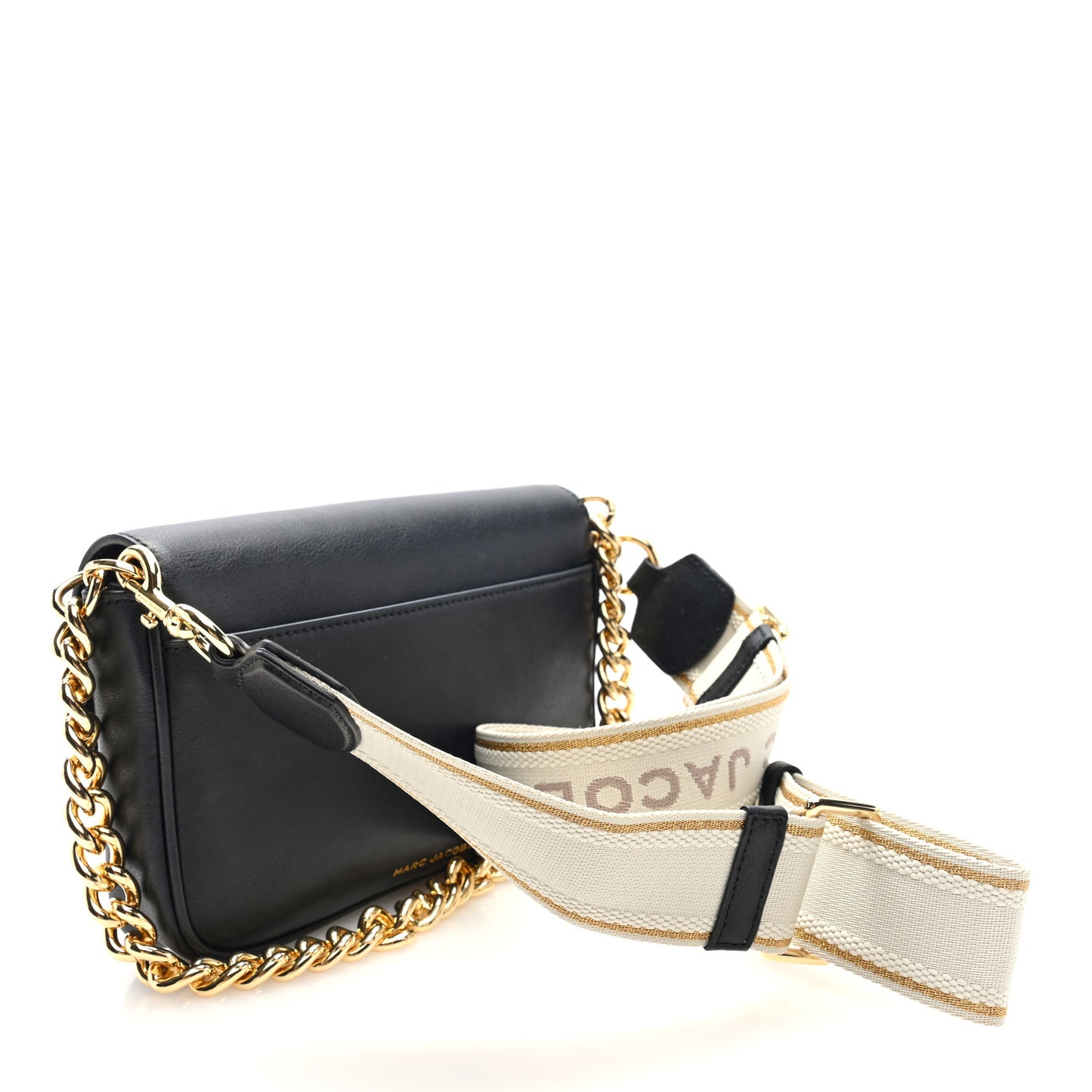 Calfskin The J Marc Shoulder Bag Black