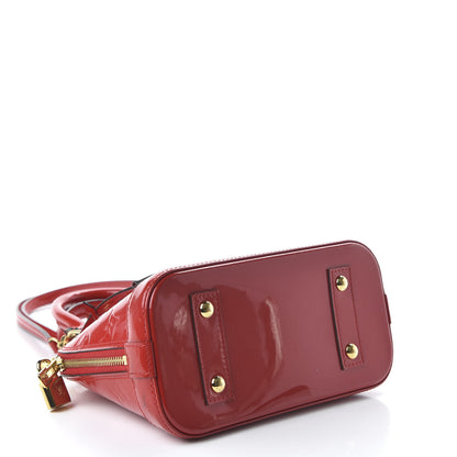 Louis Vuitton Vernis Alma BB Cherry 4 of 13