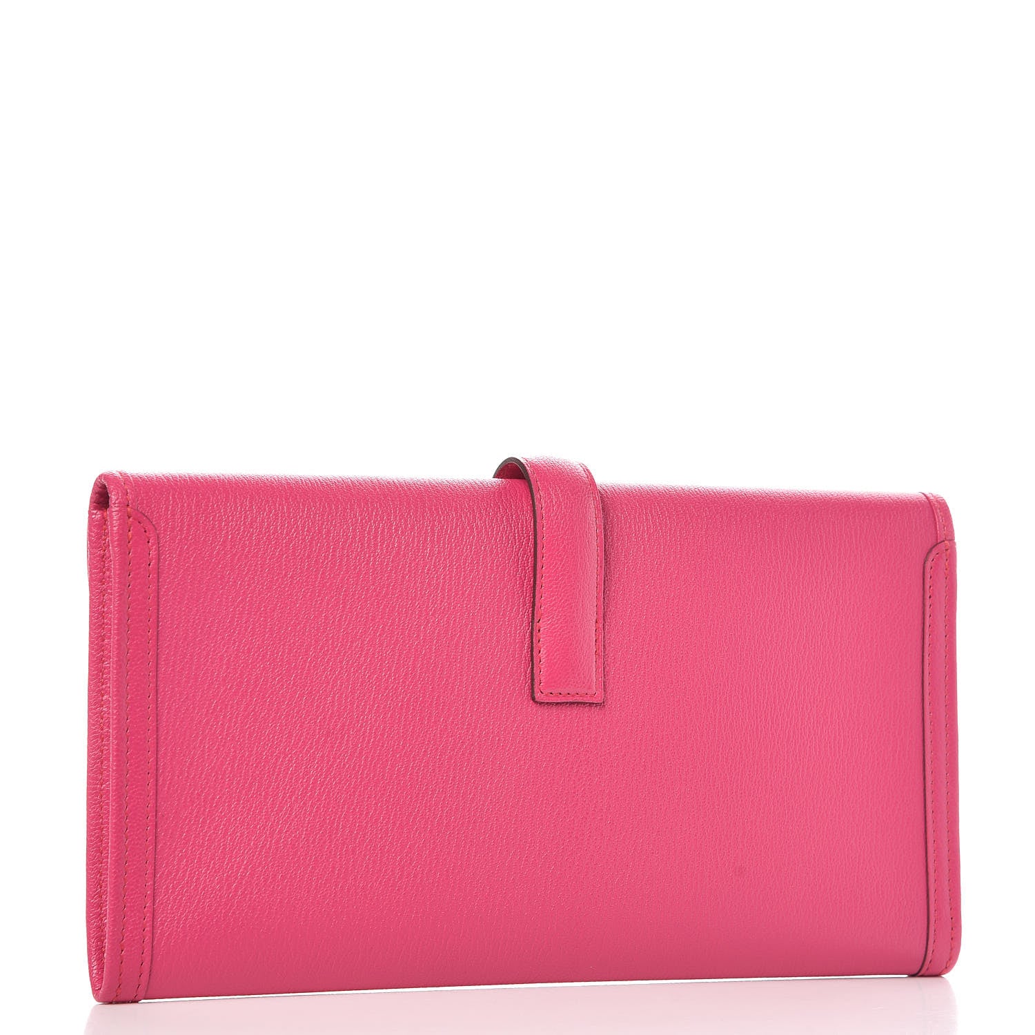 Hermes Chèvre Mysore Jige Elan 29 Clutch Rose Shocking 3 of 8