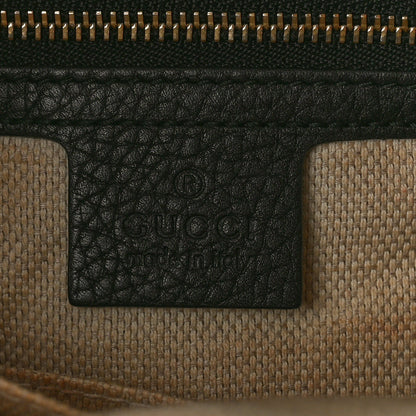 Gucci Pebbled Calfskin Medium Soho Chain Shoulder Bag Black 6 of 11