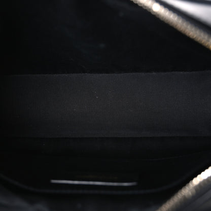 Saint Laurent Calfskin Matelasse Monogram Lou Camera Bag Black 5 of 10