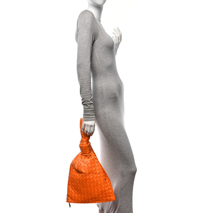 Bottega Veneta Nappa Intrecciato BV Twist Orange 2 of 11