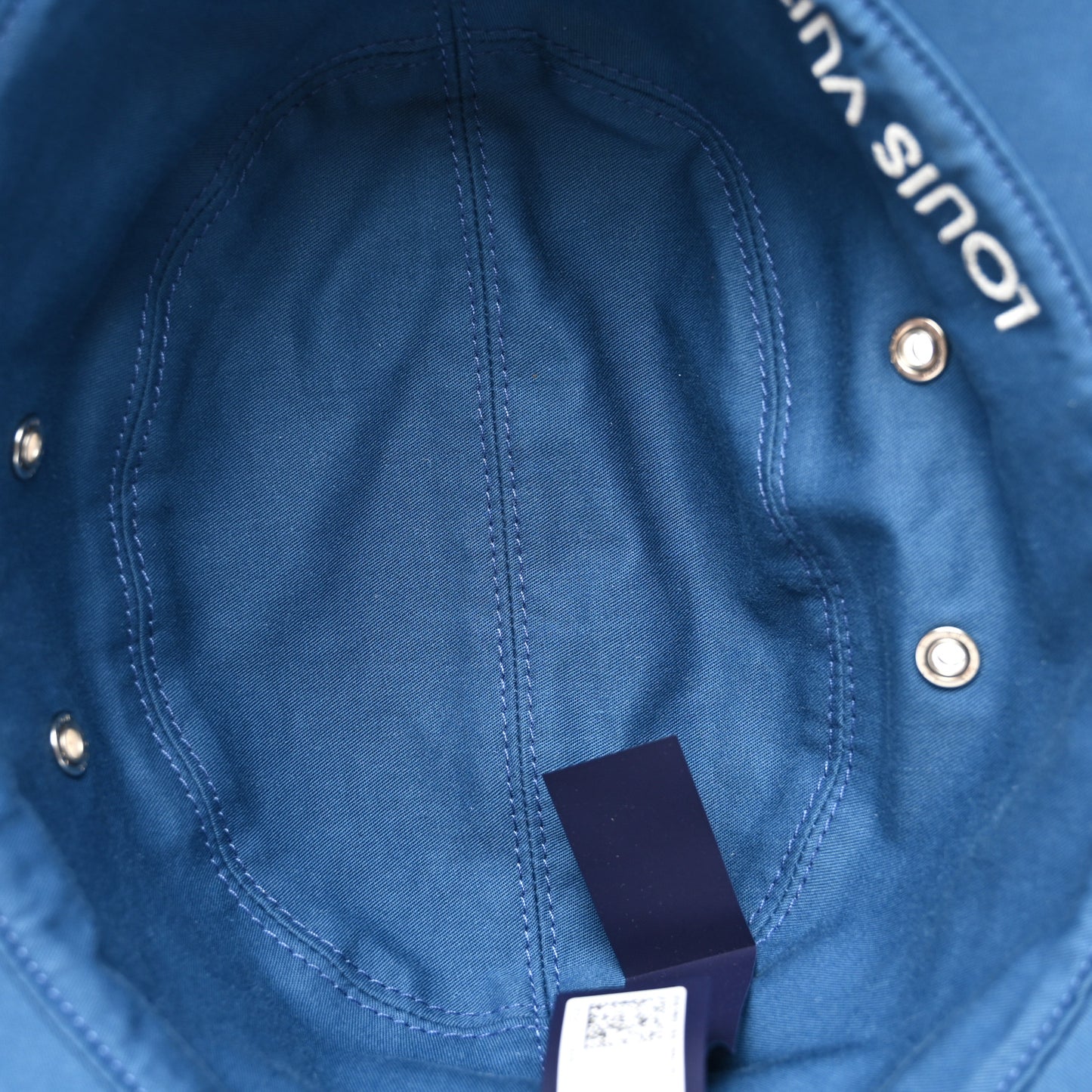 Monogram Denim Transformable Bob Bucket Hat 58 Blue