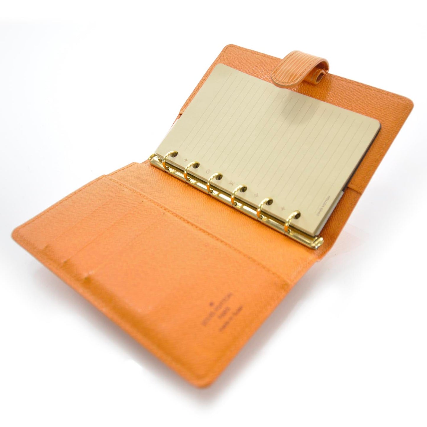 Epi Small Ring Agenda Cover Mandarin