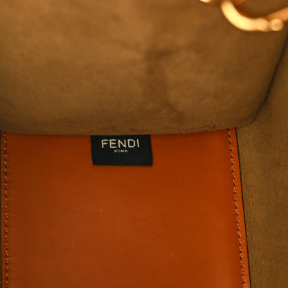 Fendi Vitello King Plexiglass Medium Fendi Sunshine Shopper Tote Cuoio 7 of 11