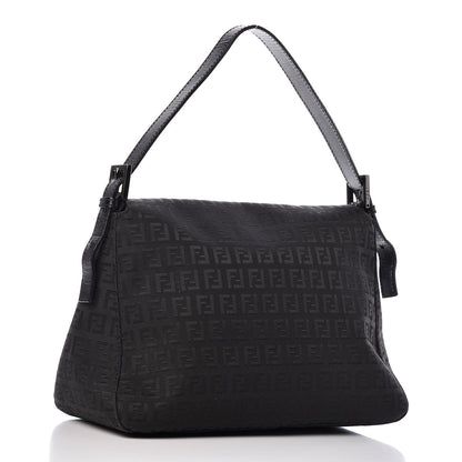 Fendi Zucchino Mama Baguette Black 3 of 15