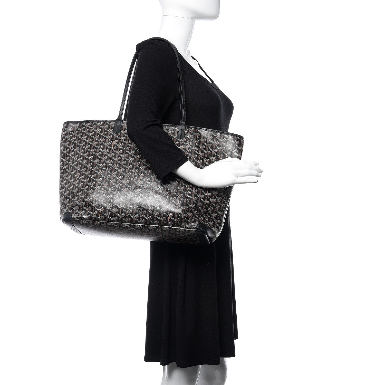 Goyard Goyardine Artois MM Black 2 of 17