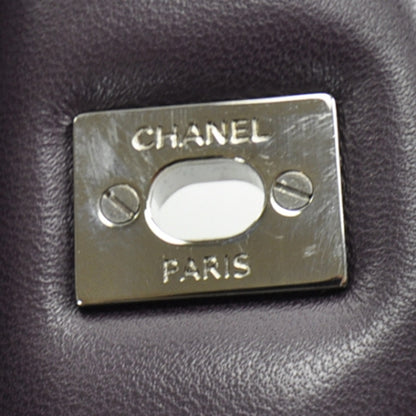 Chanel Lambskin Quilted Maxi Double Flap Plum 8 of 13
