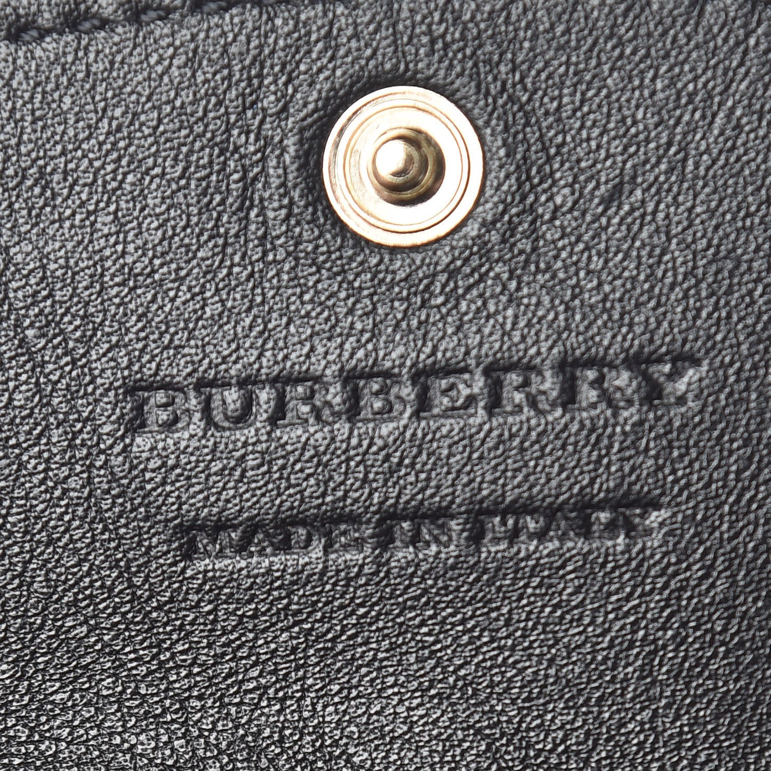 Burberry Calfskin House Check Chesam Card Case Black 6 of 7