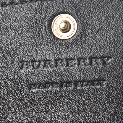 Burberry Calfskin House Check Chesam Card Case Black 6 of 7