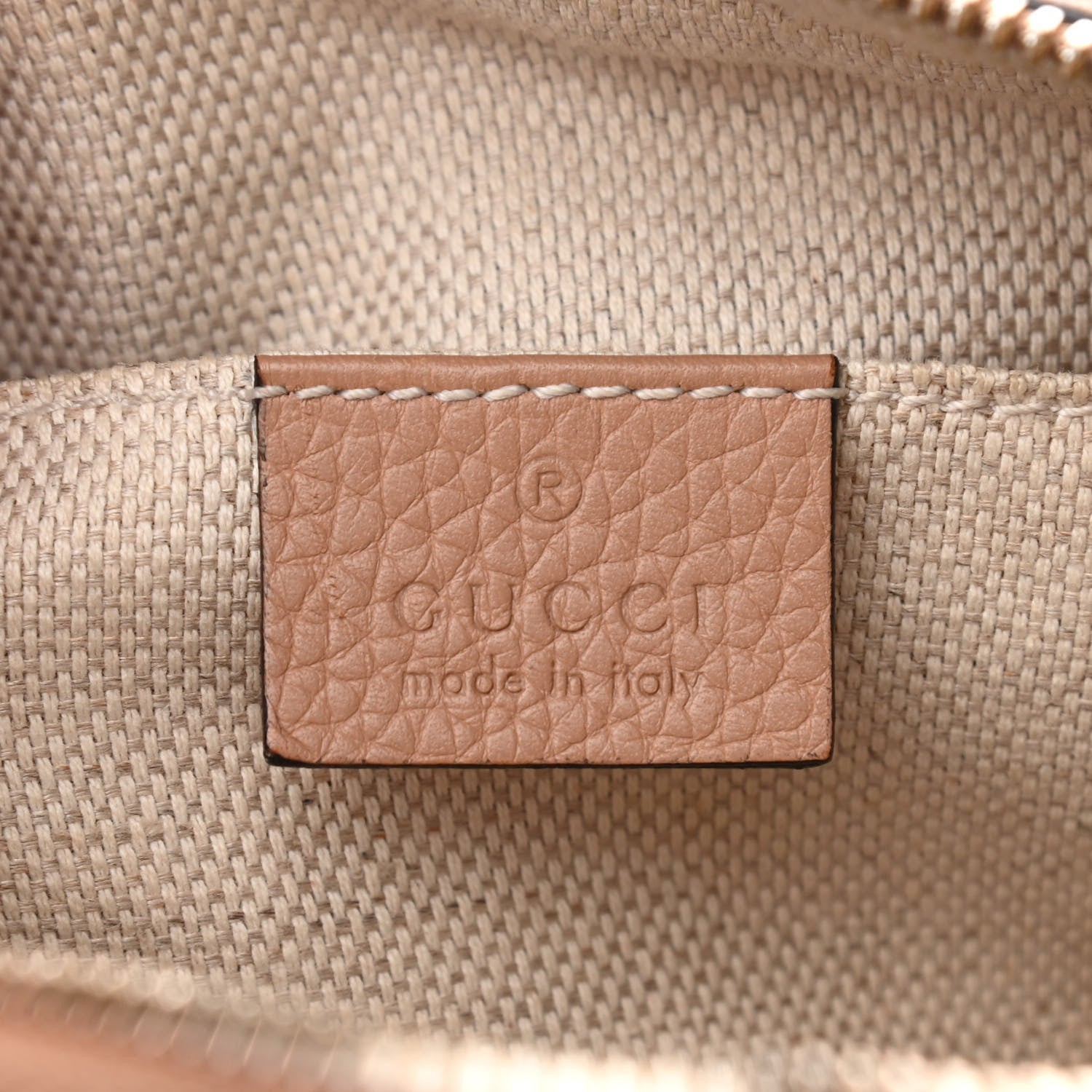 Gucci Pebbled Calfskin Small Soho Disco Bag Camelia 6 of 14