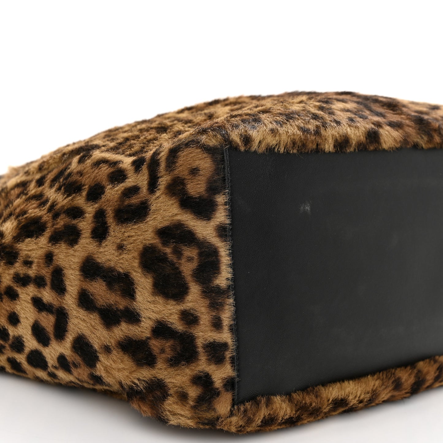 Pony Hair Nappa Leopard Print Le 5 A 7 Bea Tote Earth Black