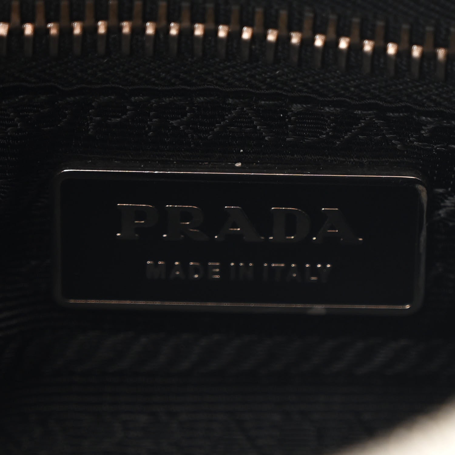 Prada Nylon Vernice Belt Bag Pink Gray 6 of 12