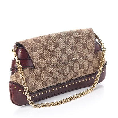 Gucci Monogram Studded Horsebit Clutch 3 of 10