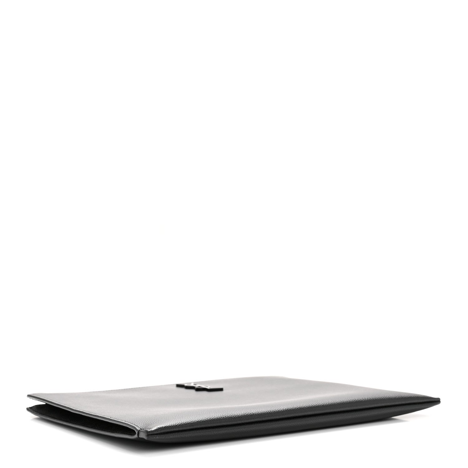 Saint Laurent Grain De Poudre Monogram Monochrome iPad Case Black 4 of 9