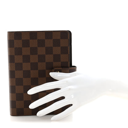 Louis Vuitton Damier Ebene Medium Ring Agenda Cover 2 of 6