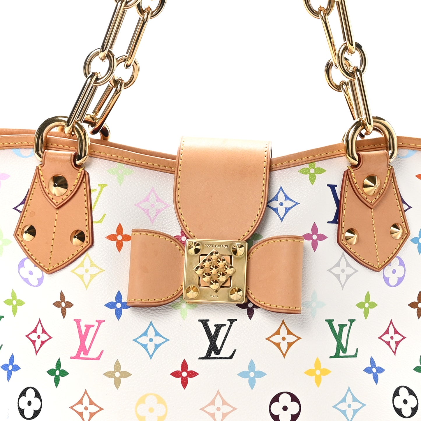Monogram Multicolor Annie MM White