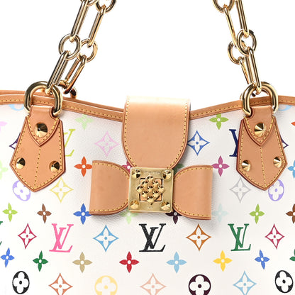 Louis Vuitton Monogram Multicolor Annie MM White 8 of 10