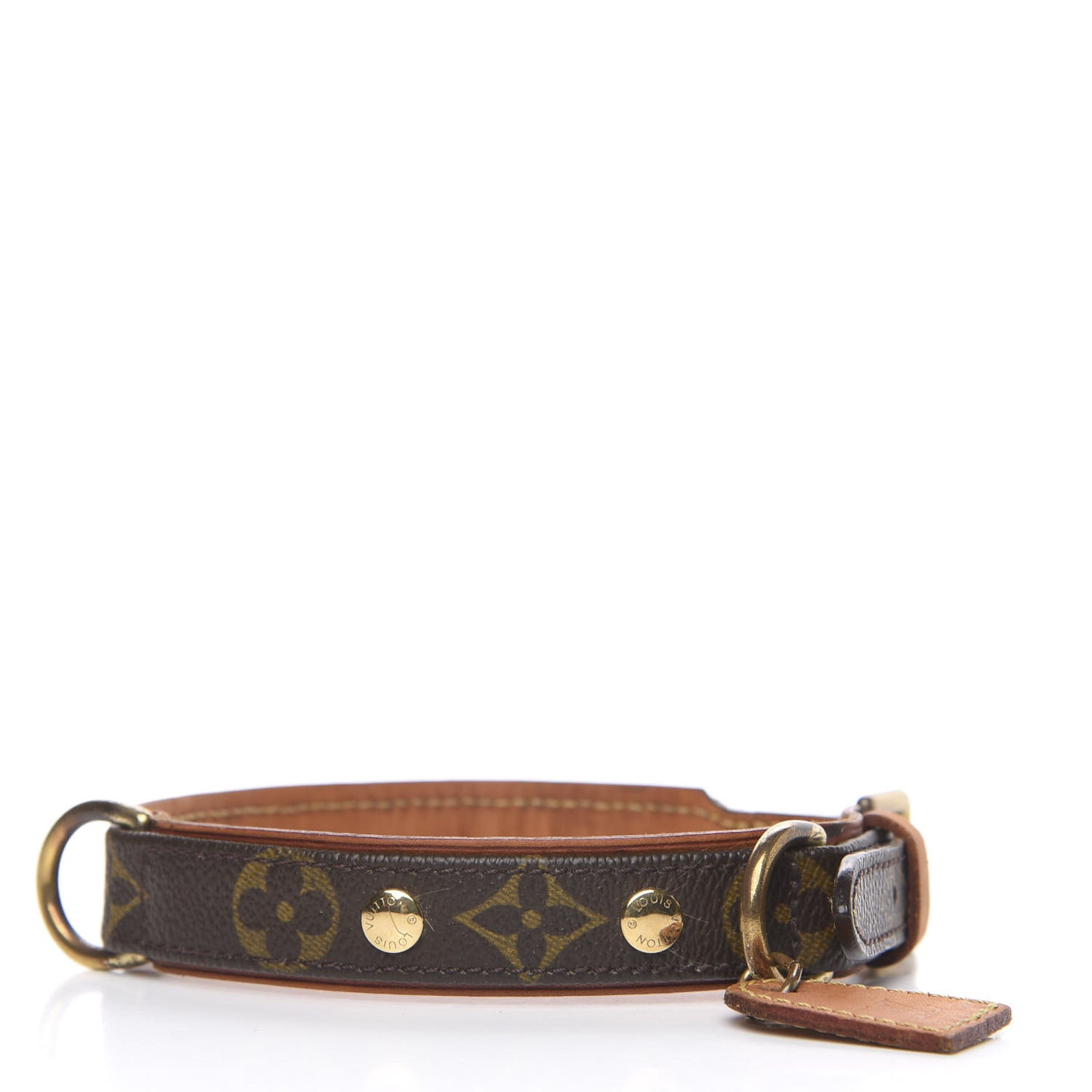 Monogram Baxter Dog Collar MM