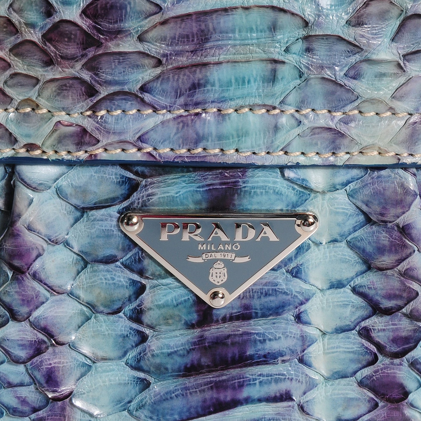 Python Alligator Shoulder Flap Bag Voyage