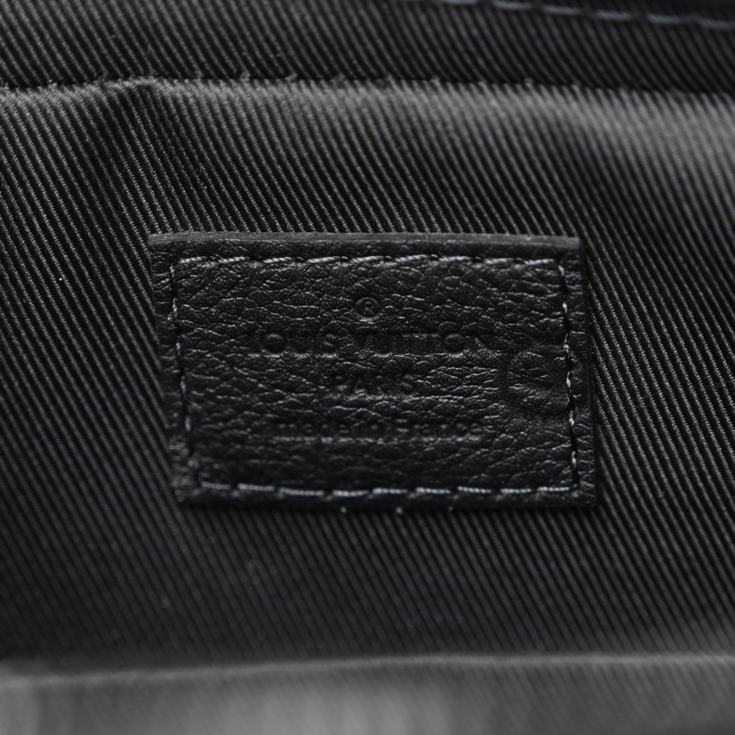 Louis Vuitton Calfskin Monogram Shadow Trio Messenger Black 7 of 10