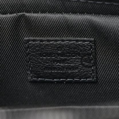 Louis Vuitton Calfskin Monogram Shadow Trio Messenger Black 7 of 10