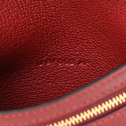 Hermes Chevre Mysore Bearn Compact Wallet Rouge H 7 of 9